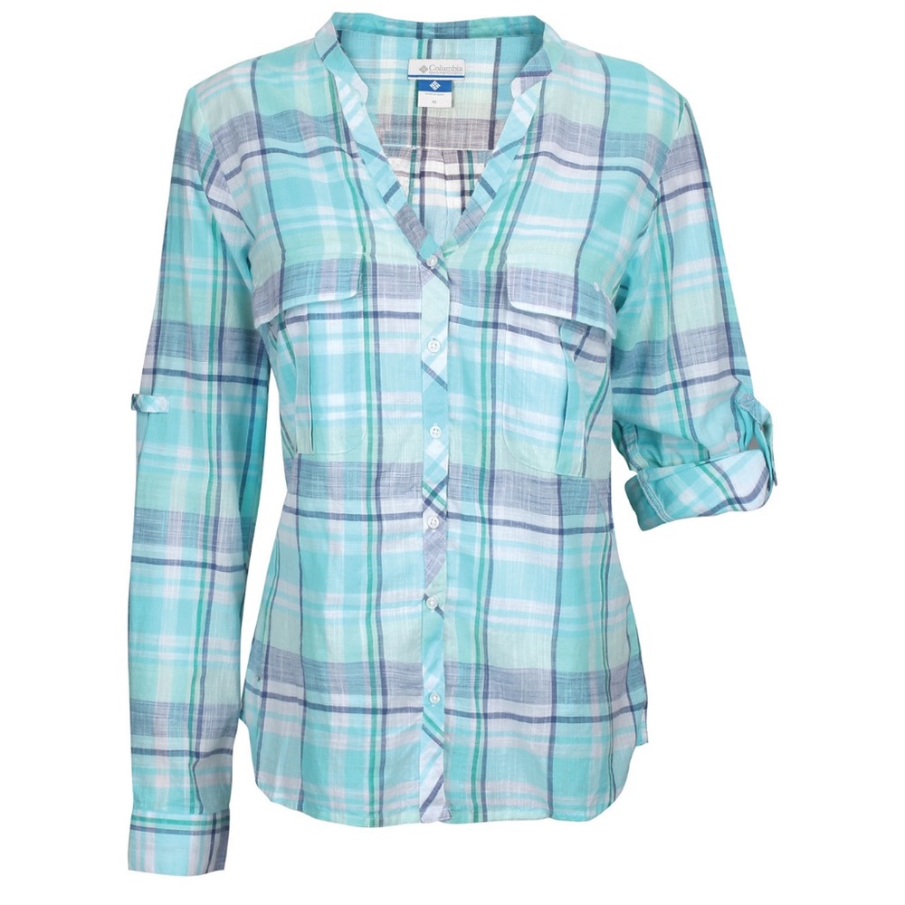 Columbia Women's Coral Springs™ Woven Long Sleeve Shirt SZ S